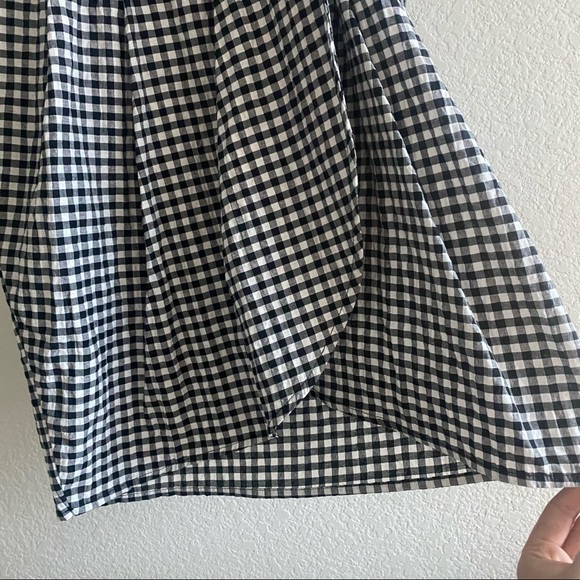 TOPSHOP Gingham Tulip Mini Dress - Picture 7 of 9
